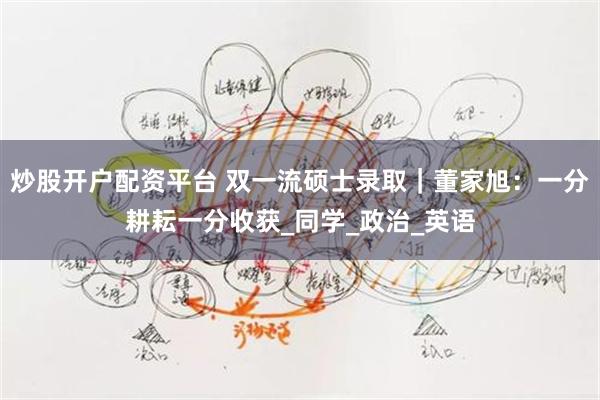 炒股开户配资平台 双一流硕士录取｜董家旭：一分耕耘一分收获_同学_政治_英语