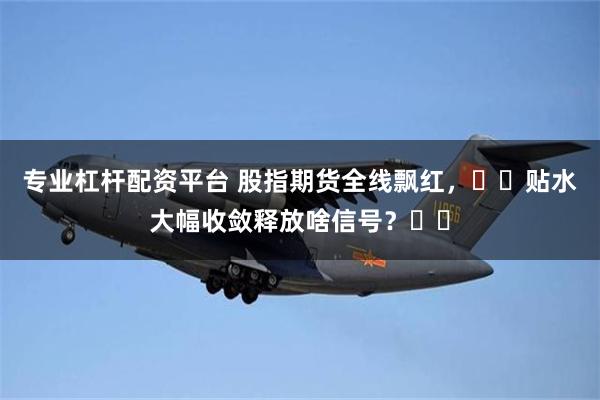 专业杠杆配资平台 股指期货全线飘红，​​贴水大幅收敛释放啥信号？​​